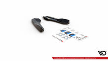 Laden Sie das Bild in den Galerie-Viewer, Maxton Design Heck Ansatz Flaps Diffusor passend für V.2 Ford Focus ST Mk4  schwarz Hochglanz