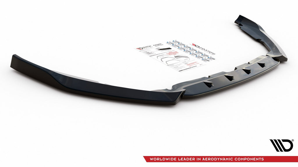 Maxton Design Front Ansatz passend für Ford Mondeo Mk5 Facelift  schwarz Hochglanz