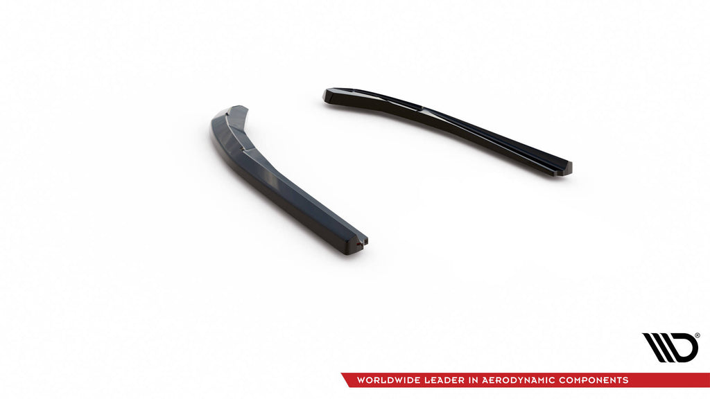 Maxton Design Heck Ansatz Flaps Diffusor V.1 für BMW 4er Gran Coupe M-Paket G26 schwarz Hochglanz