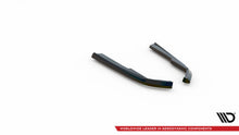 Laden Sie das Bild in den Galerie-Viewer, Maxton Design Heck Ansatz Flaps Diffusor für BMW M-Paket G20 / G21 Facelift schwarz Hochglanz