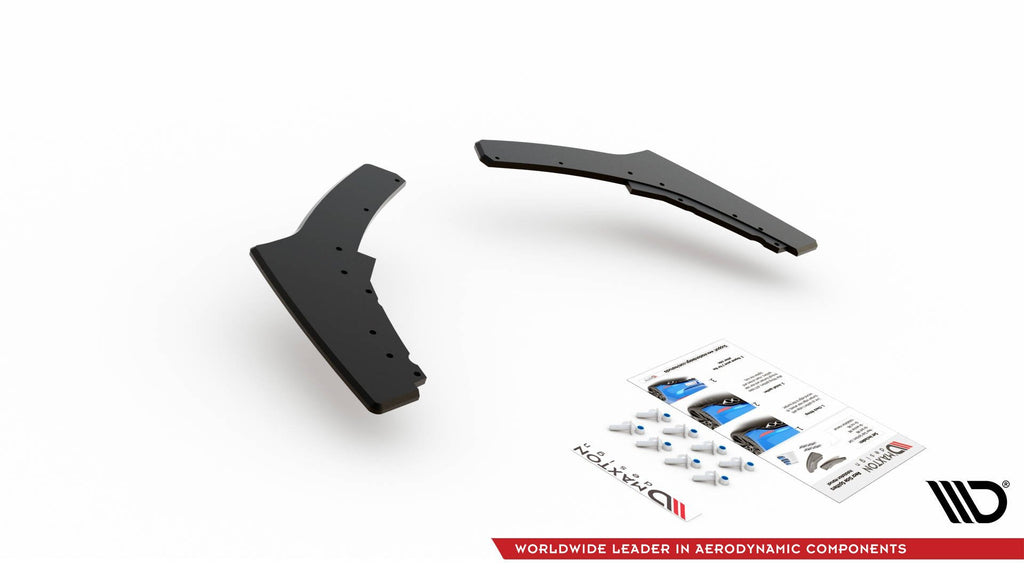 Maxton Design Robuste Racing Heck Ansatz Flaps Diffusor V.2 für BMW 1er F20 M140i