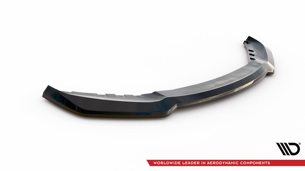 Maxton Design Front Ansatz V.1 für BMW 4er Gran Coupe F36 schwarz Hochglanz