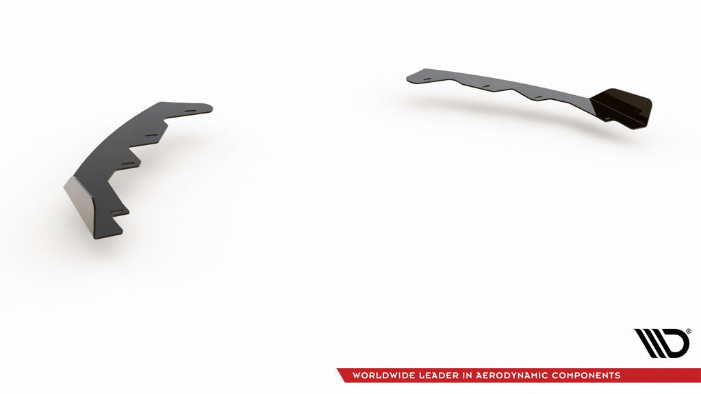 Maxton Design Flaps passend für Ford Focus ST / ST-Line Mk4 schwarz Hochglanz