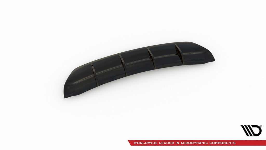 Maxton Design Diffusor Heck Ansatz passend für Ford Mondeo Vignale Mk5 Facelift schwarz Hochglanz