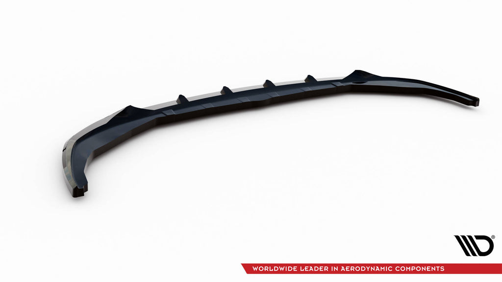 Maxton Design Front Ansatz V.1 für BMW 3er M340i / M-Paket G20 / G21 Facelift schwarz Hochglanz