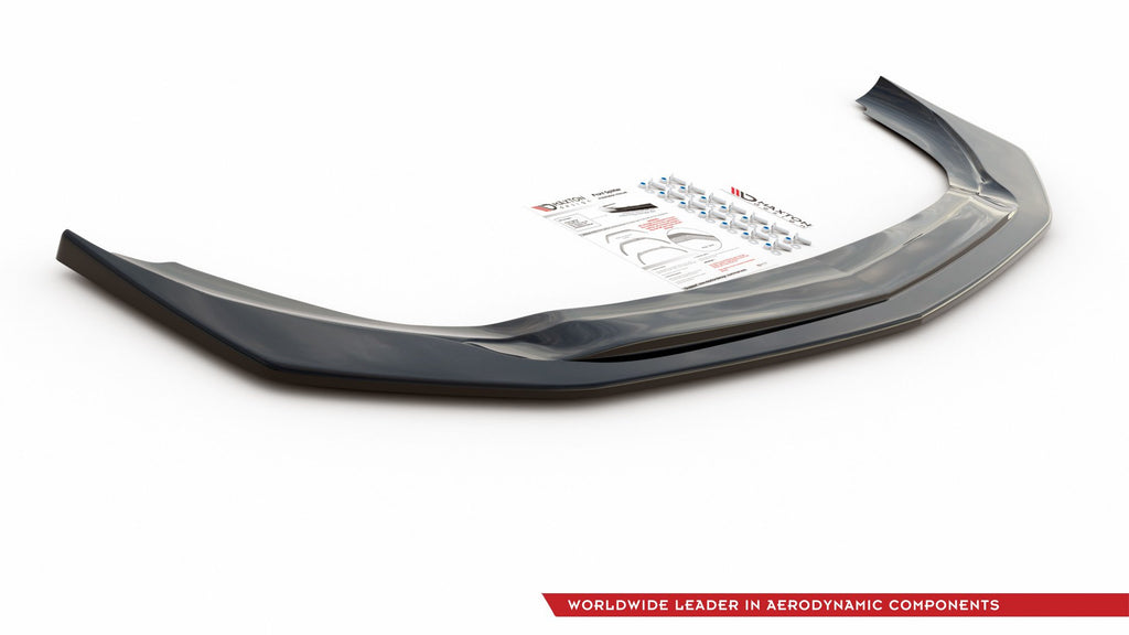 Maxton Design Front Ansatz passend für V.3 Mercedes A35 AMG W177 schwarz Hochglanz