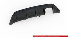 Laden Sie das Bild in den Galerie-Viewer, Maxton Design Diffusor Heck Ansatz passend für V.2 Ford FIesta Mk8 ST schwarz Hochglanz