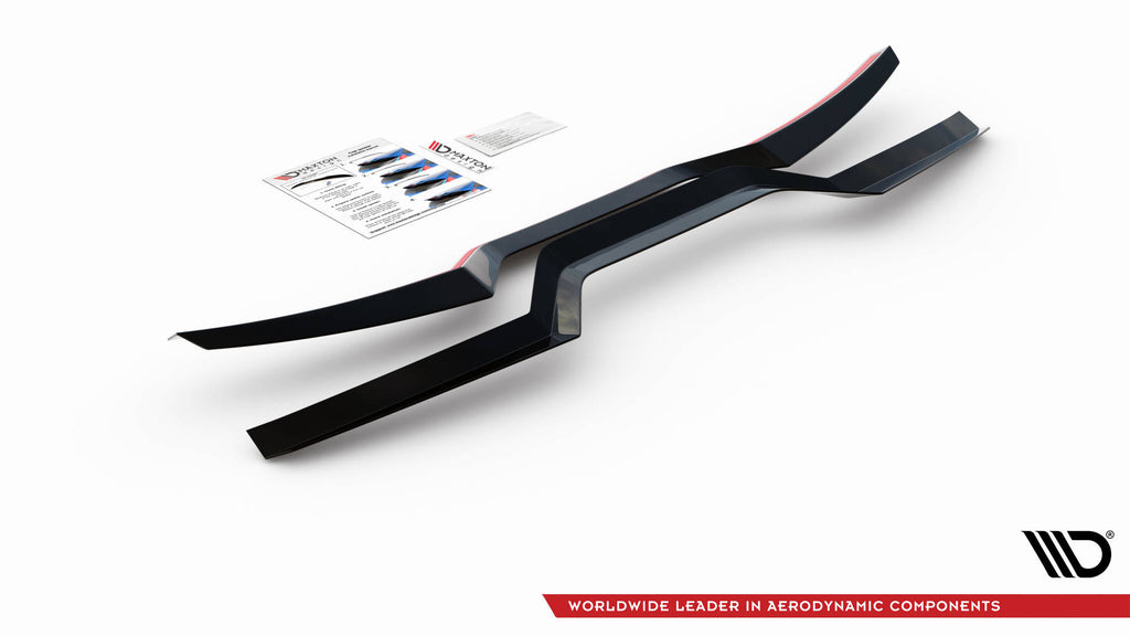 Maxton Design Spoiler CAP für BMW X6 M-Paket G06 / X6 M F96 schwarz Hochglanz