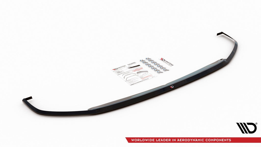Maxton Design Front Ansatz passend für V.3 VW Polo GTI Mk6 schwarz Hochglanz