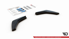 Laden Sie das Bild in den Galerie-Viewer, Maxton Design Heck Ansatz Flaps Diffusor passend für V.2 VW Golf 7 GTI  schwarz Hochglanz