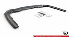 Laden Sie das Bild in den Galerie-Viewer, Maxton Design Mittlerer Diffusor Heck Ansatz passend für Ford Mondeo Kombi Platinium Mk5 Facelift schwarz Hochglanz