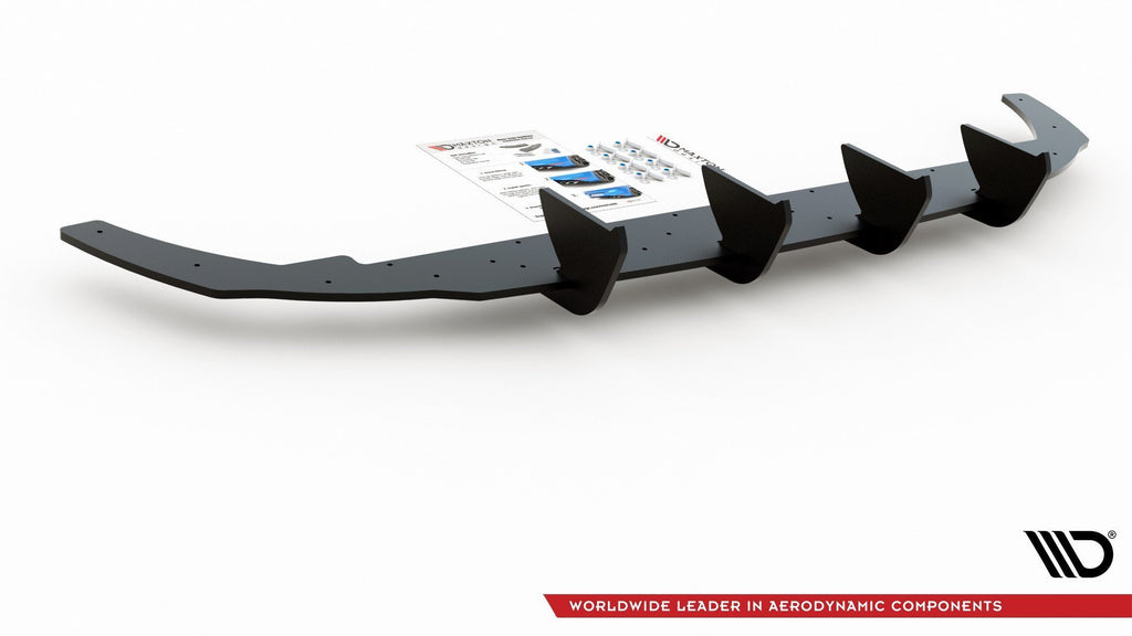 Maxton Design Robuste Racing Heckschürze passend für V.1 VW Golf 8