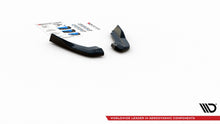 Laden Sie das Bild in den Galerie-Viewer, Maxton Design Heck Ansatz Flaps Diffusor passend für V.2 Ford Focus ST Mk4  schwarz Hochglanz
