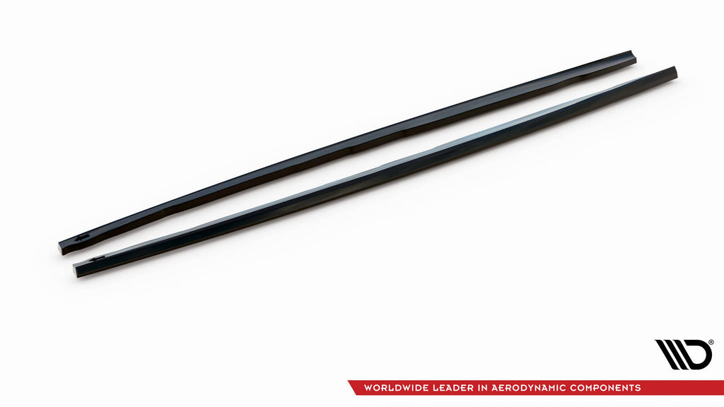 Maxton Design Seitenschweller Ansatz für V.4 BMW 1er F40 M-Paket/ M135i  schwarz Hochglanz