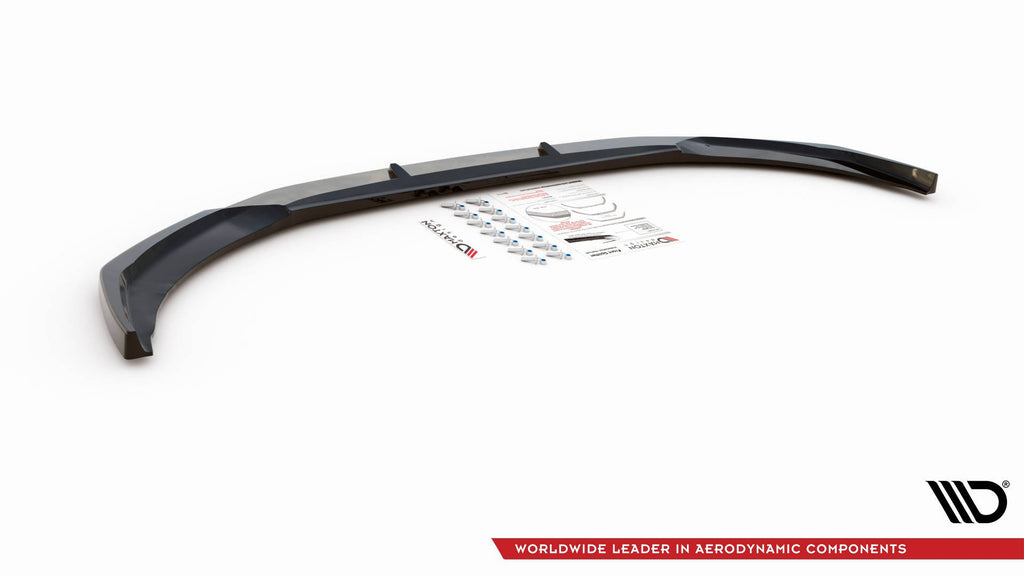 Maxton Design Front Ansatz passend für V.2 Audi A1 S-Line GB schwarz Hochglanz