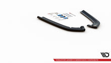 Laden Sie das Bild in den Galerie-Viewer, Maxton Design Heck Ansatz Flaps Diffusor passend für passend für Ford Mondeo Vignale Mk5 Facelift schwarz Hochglanz