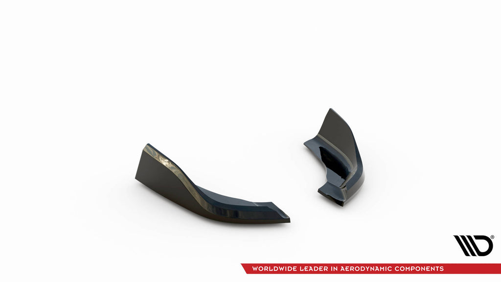 Maxton Design Heck Ansatz Flaps Diffusor V.6 für BMW 1er F40 M-Paket/ M135i schwarz Hochglanz