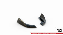 Laden Sie das Bild in den Galerie-Viewer, Maxton Design Heck Ansatz Flaps Diffusor V.6 für BMW 1er F40 M-Paket/ M135i schwarz Hochglanz
