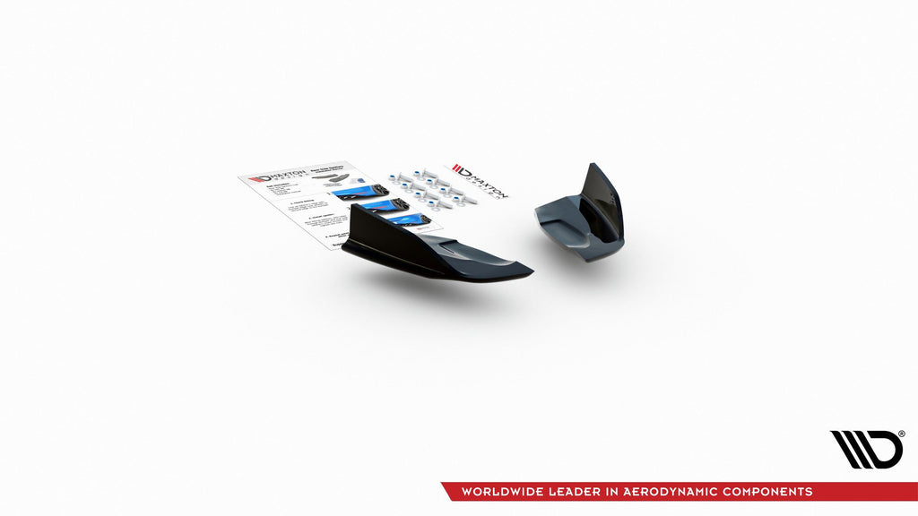 Maxton Design Heck Ansatz Flaps Diffusor passend für Diffusor passend für Ford Fiesta 7 ST FL