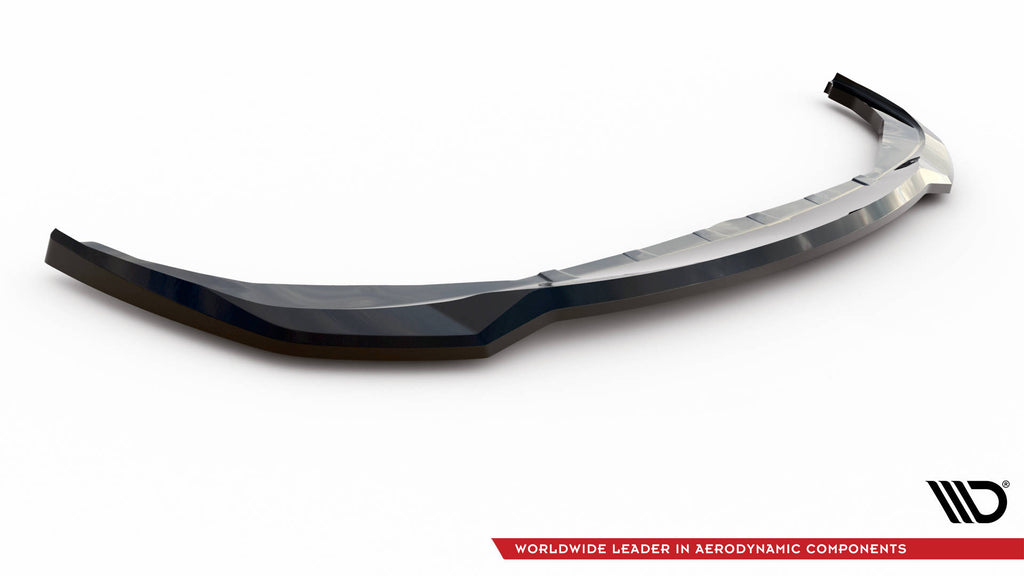 Maxton Design Front Ansatz V.2 für BMW 3er M340i / M-Paket G20 / G21 Facelift schwarz Hochglanz