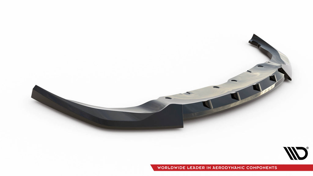 Maxton Design Front Ansatz V.6 für BMW 1er F40 M-Paket / M135i  schwarz Hochglanz