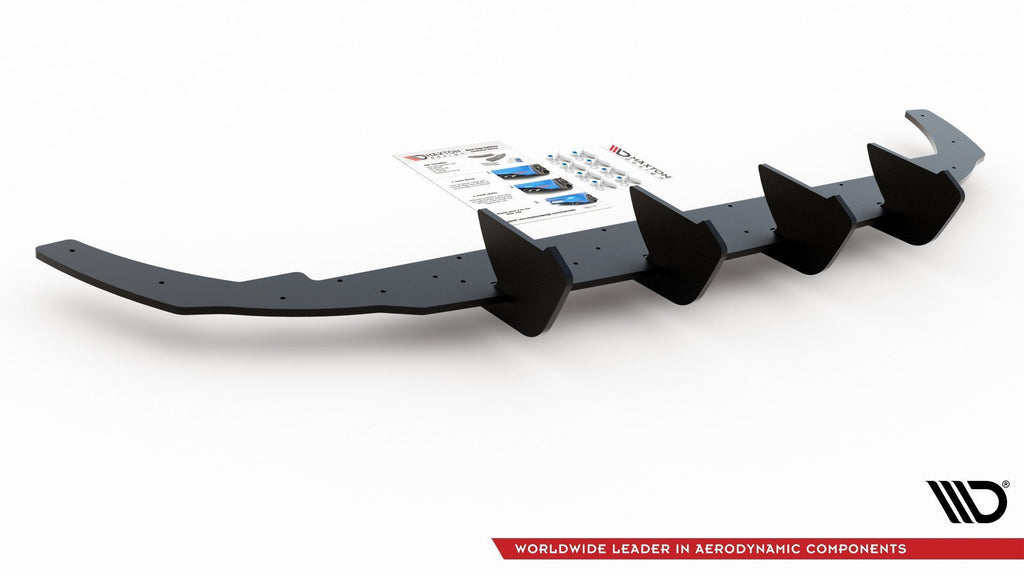 Maxton Design Robuste Racing Heckschürze passend für V.1 VW Golf 8