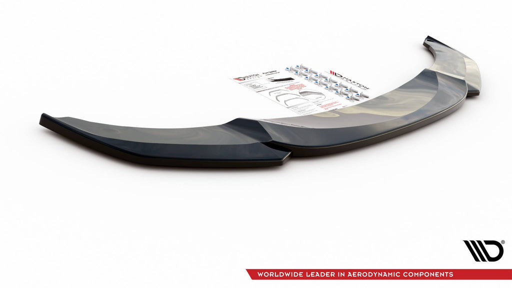 Maxton Design Front Ansatz V.4 für BMW 5er F10/F11 M-Paket schwarz Hochglanz