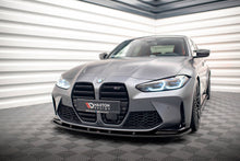 Laden Sie das Bild in den Galerie-Viewer, Maxton Design Front Ansatz V.1 für BMW M4 G82 / M3 G80 schwarz Hochglanz