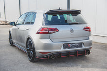 Laden Sie das Bild in den Galerie-Viewer, Maxton Design Robuste Racing Heckschürze passend für V.1 VW Golf 7 GTI