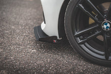 Laden Sie das Bild in den Galerie-Viewer, Maxton Design Robuste Racing Front Ansatz V.3 für passend +Flaps für BMW 1er F20 M-Paket Facelift / M140i  schwarz Hochglanz