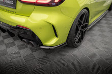 Laden Sie das Bild in den Galerie-Viewer, Maxton Design Heck Ansatz Flaps Diffusor V.5 für BMW 1er F40 M-Paket/ M135i schwarz Hochglanz