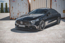 Laden Sie das Bild in den Galerie-Viewer, Maxton Design Front Ansatz passend für V.2 Mercedes-Benz CLS AMG-Line C257 schwarz Hochglanz