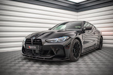 Laden Sie das Bild in den Galerie-Viewer, Maxton Design Front Ansatz V.1 für BMW M4 G82 / M3 G80 schwarz Hochglanz