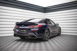 Maxton Design Spoiler CAP für BMW 8 Gran Coupe M-Paket G16 schwarz Hochglanz