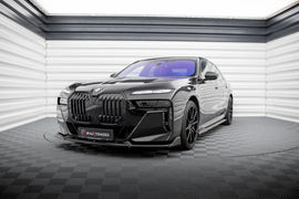 Maxton Design Front Ansatz V.2 für BMW 7 M-Paket / M760e G70 schwarz Hochglanz