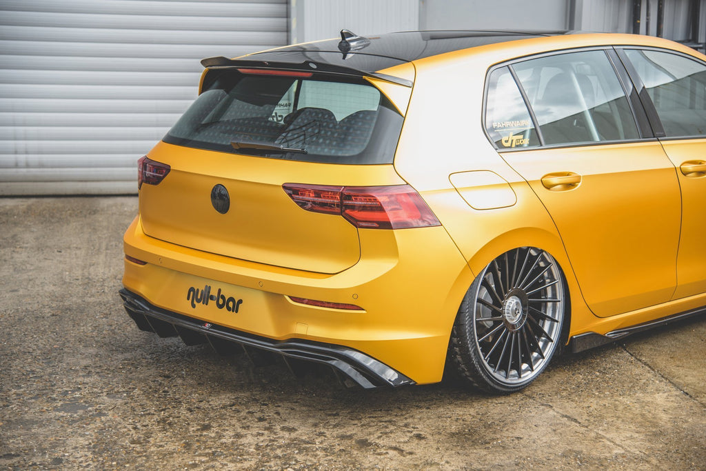 Maxton Design Diffusor Heck Ansatz passend für VW Golf 8 schwarz Hochglanz