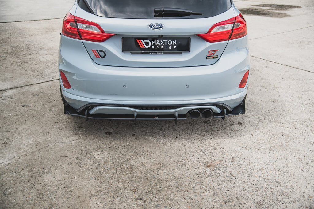 Maxton Design Robuster Racing Diffusor Heck Ansatz passend für Ford Fiesta Mk8 ST