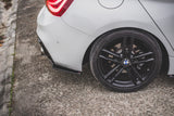 Maxton Design Robuste Racing Heck Ansatz Flaps Diffusor V.3 für BMW 1er F20 M140i