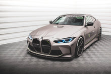 Laden Sie das Bild in den Galerie-Viewer, Maxton Design Carbon Fiber Front Ansatz V.1 für BMW M4 G82  / M3 G80