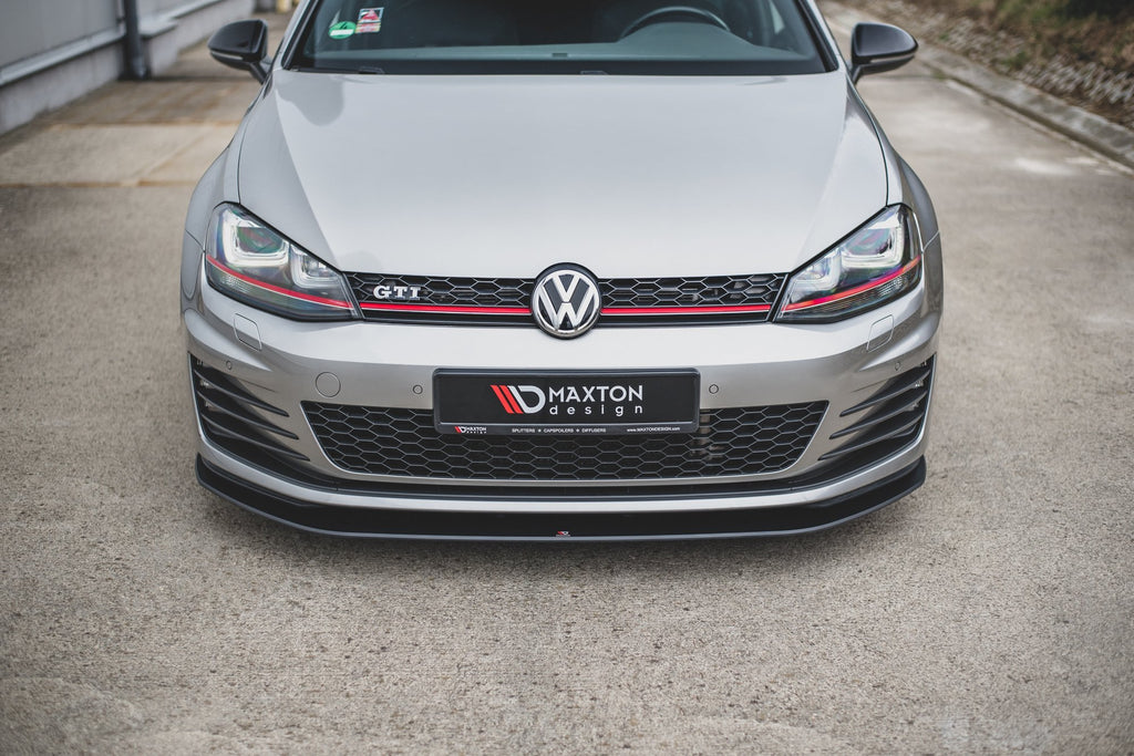Maxton Design Robuste Racing Front Ansatz passend für VW Golf 7 GTI