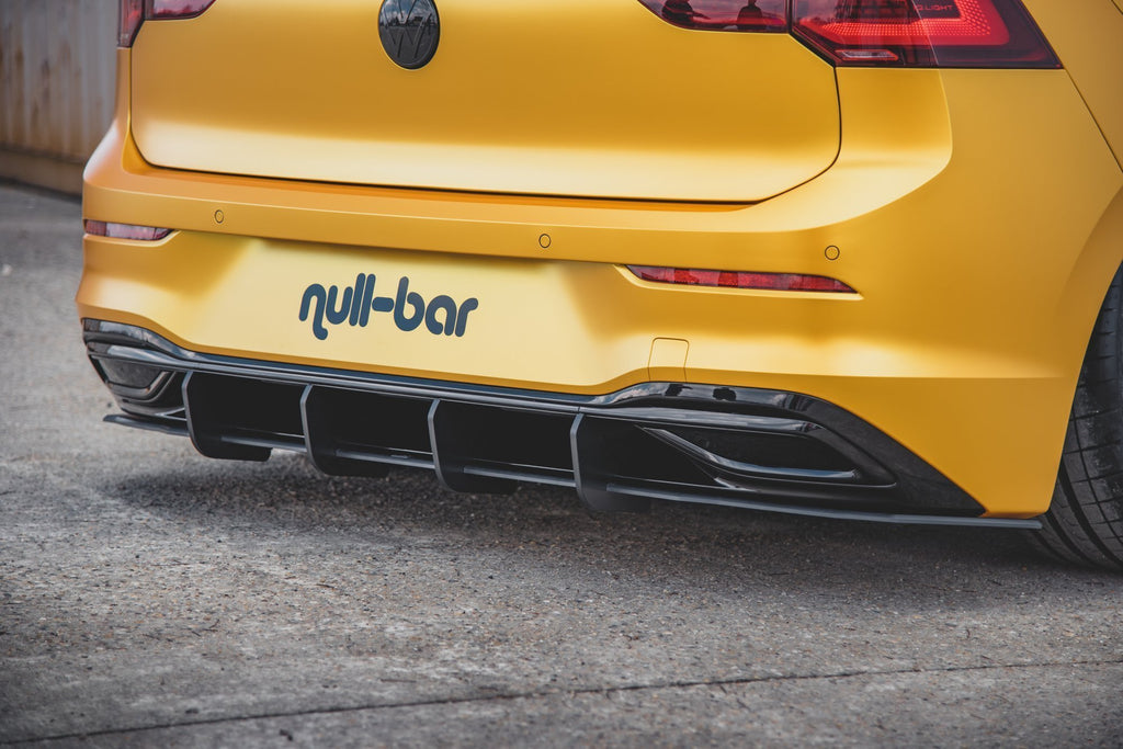 Maxton Design Robuste Racing Heckschürze passend für V.1 VW Golf 8