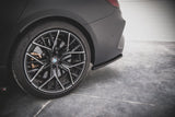 Maxton Design Heck Ansatz Flaps Diffusor V.2 für BMW M8 Gran Coupe F93 schwarz Hochglanz
