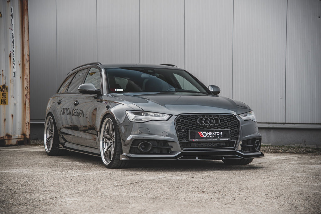 Maxton Design Front Ansatz passend für passend für Audi S6 / A6 S-Line C7 FL