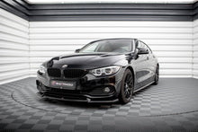 Laden Sie das Bild in den Galerie-Viewer, Maxton Design Front Ansatz V.2 für BMW 4er Gran Coupe F36 schwarz Hochglanz