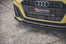 Laden Sie das Bild in den Galerie-Viewer, Maxton Design Front Ansatz passend für V.2 Audi A1 S-Line GB schwarz Hochglanz