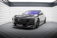 Laden Sie das Bild in den Galerie-Viewer, Maxton Design Front Ansatz V.1 für BMW 7 M-Paket / M760e G70 schwarz Hochglanz