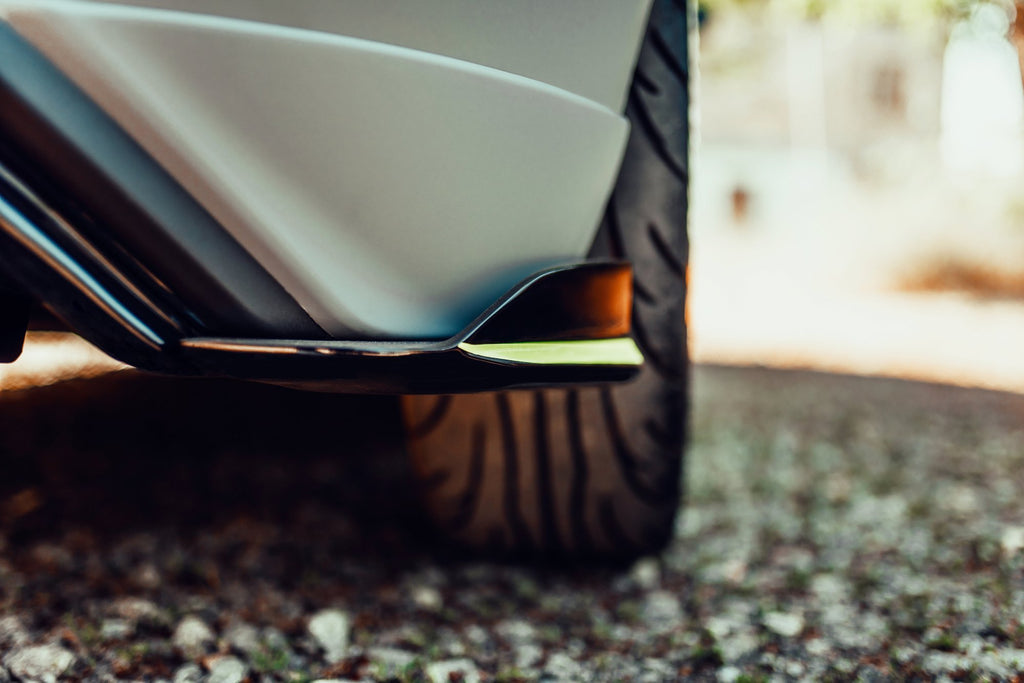 Maxton Design Heck Ansatz Flaps Diffusor passend für Diffusor passend für Ford Fiesta 7 ST FL