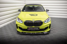 Maxton Design Front Ansatz V.6 für BMW 1er F40 M-Paket / M135i  schwarz Hochglanz