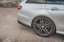 Laden Sie das Bild in den Galerie-Viewer, Maxton Design Heck Ansatz Flaps Diffusor passend für Mercedes-Benz E63 AMG Kombi S213 schwarz Hochglanz