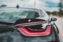 Laden Sie das Bild in den Galerie-Viewer, Maxton Design Spoiler CAP passend für Paket BMW i8 schwarz Hochglanz